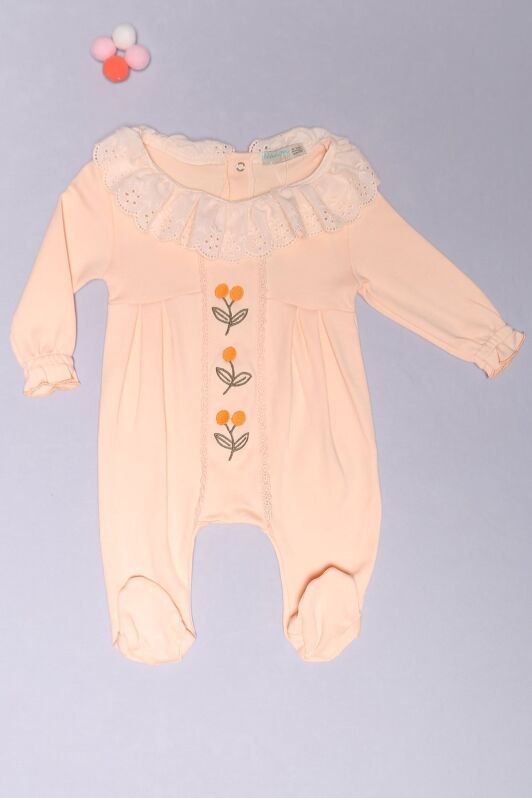 0-12 Aylık Bebek Tulum Somon - 07651.1803. - 1