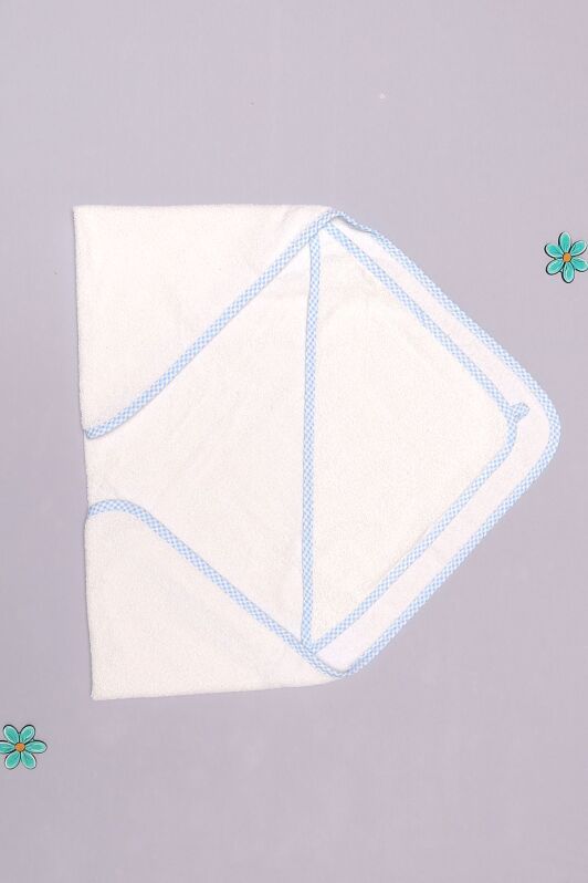 75X75 Bebek Havlusu Beyazmavi - 02163.1803. - 2