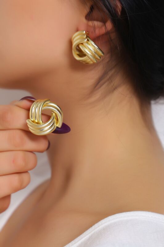 Aksesuar Küpe Gold - 17236.1806. - 2