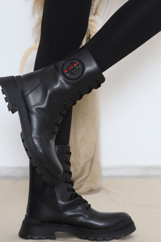 Armalı Postal Bot Siyah - 17422.264. - 2