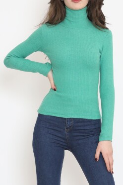 Balıkçı Yaka Body Yeşil - 8338.1567. - 1