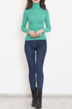 Balıkçı Yaka Body Yeşil - 8338.1567. - 2