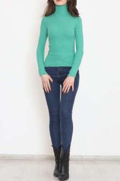 Balıkçı Yaka Body Yeşil - 8338.1567. - 3