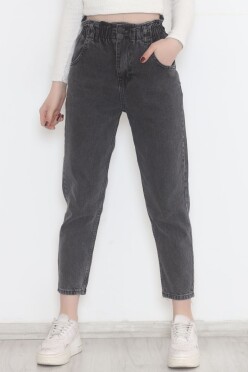 Beli Lastikli Kot Pantolon Koyugri - 12559.1431. - 2