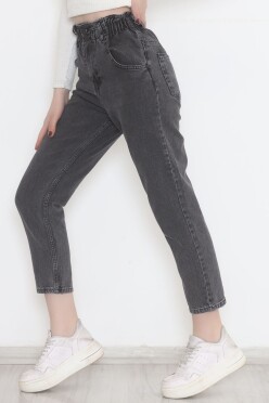 Beli Lastikli Kot Pantolon Koyugri - 12559.1431. - 5