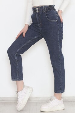 Beli Lastikli Kot Pantolon Koyumavi - 12559.1431. - 3