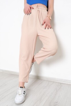 Beli Lastikli Pantolon Bej - 10534.1059. - 1