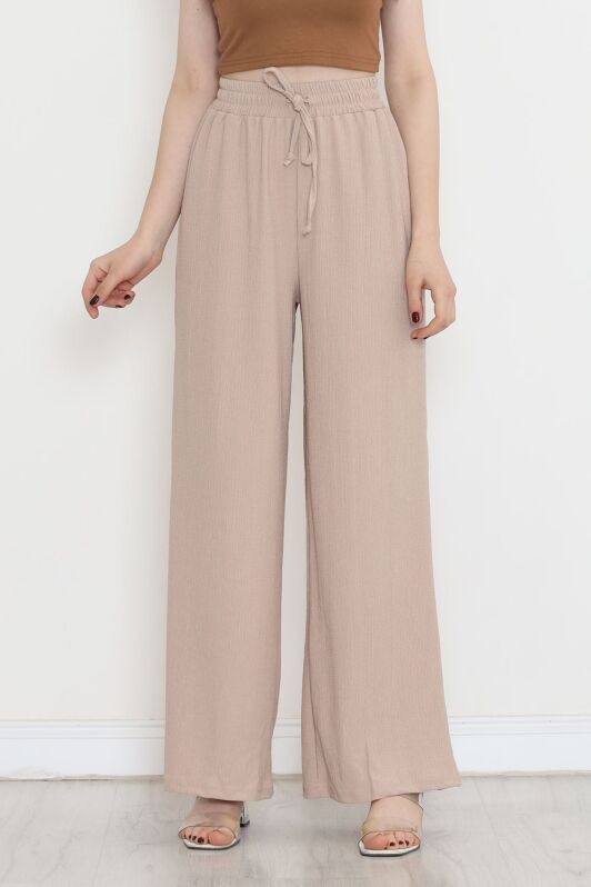 Beli Lastikli Pantolon Bej - 10536.1059. - 1