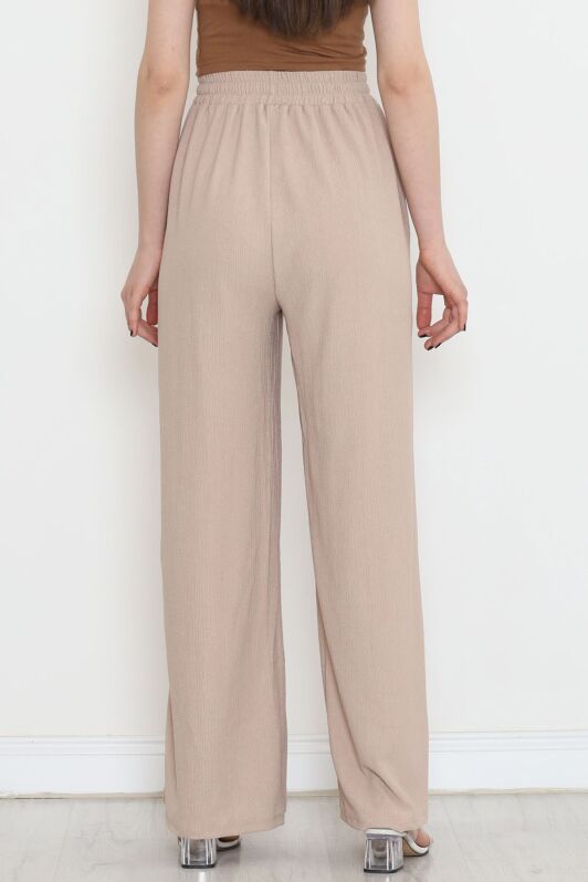 Beli Lastikli Pantolon Bej - 10536.1059. - 5