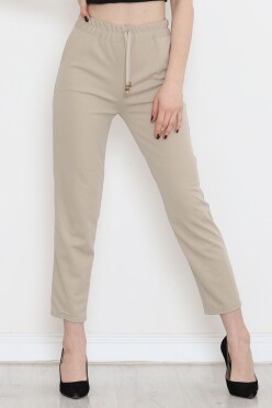 Beli Lastikli Pantolon Bej - 9189.1361. - 1