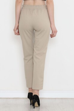 Beli Lastikli Pantolon Bej - 9189.1361. - 5