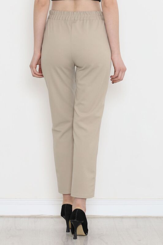 Beli Lastikli Pantolon Bej - 9189.1361. - 5