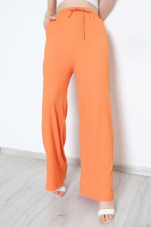 Beli Lastikli Pantolon Oranj - 10536.1059. - 2