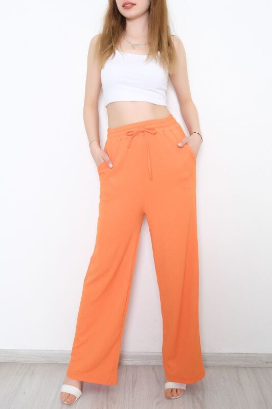 Beli Lastikli Pantolon Oranj - 10536.1059. - 3