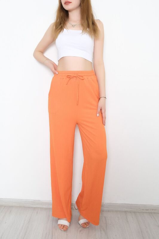 Beli Lastikli Pantolon Oranj - 10536.1059. - 4