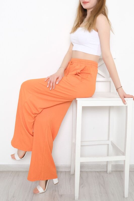 Beli Lastikli Pantolon Oranj - 10536.1059. - 5