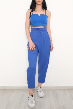 Beli Lastikli Pantolon Saks - 10534.1059. - 3