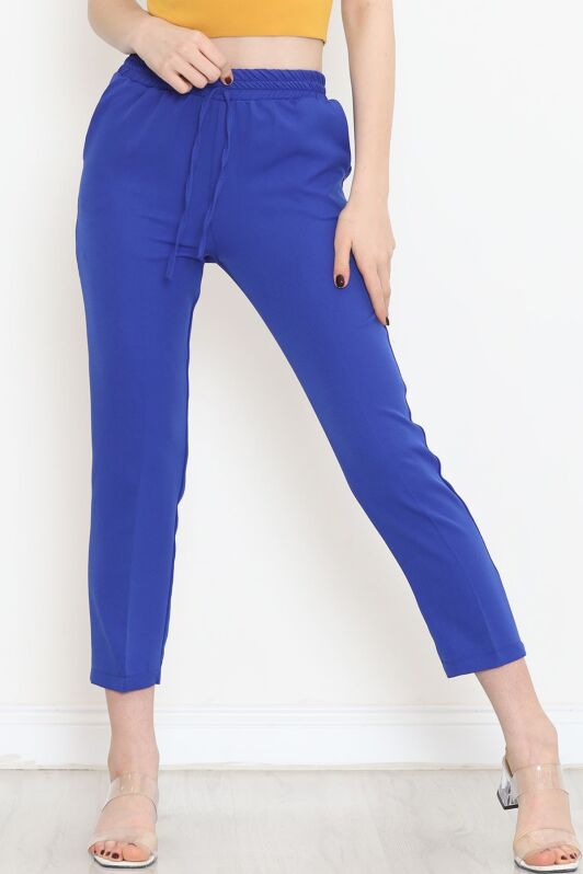 Beli Lastikli Pantolon Saks - 20819.683. - 1