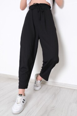 Beli Lastikli Pantolon Siyah - 10534.1059. - 1