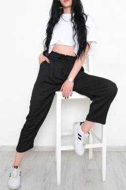 Beli Lastikli Pantolon Siyah - 10534.1059. - 5
