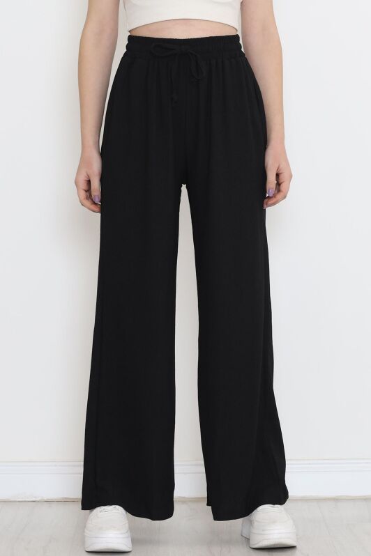 Beli Lastikli Pantolon Siyah - 10536.1059. - 1
