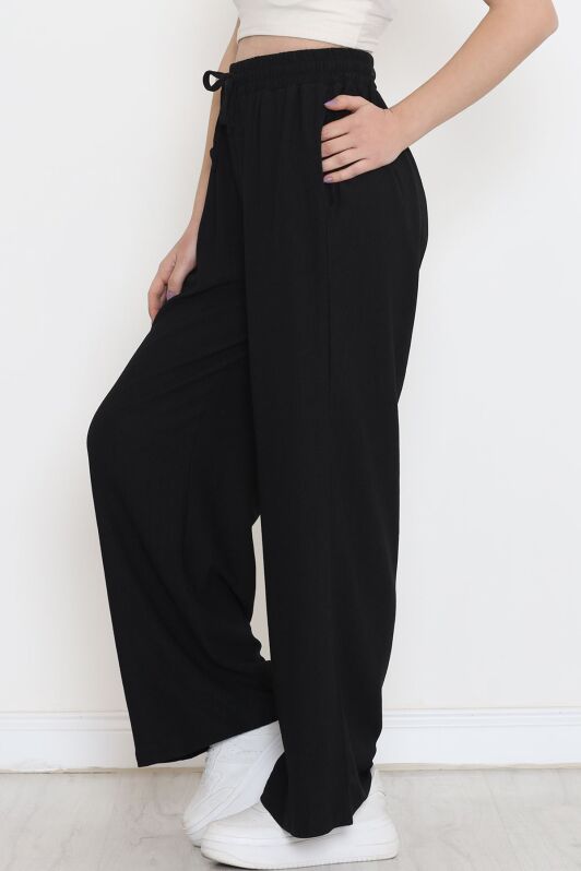 Beli Lastikli Pantolon Siyah - 10536.1059. - 2