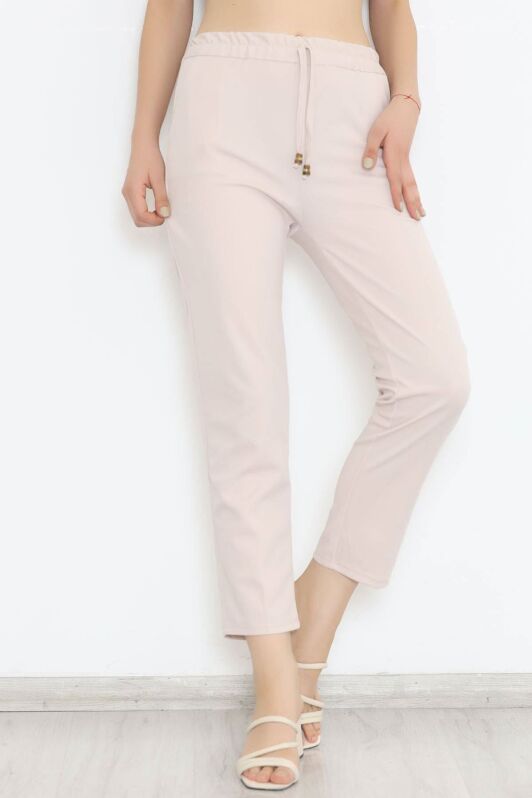 Beli Lastikli Pantolon Taş - 9189.1361. - 1