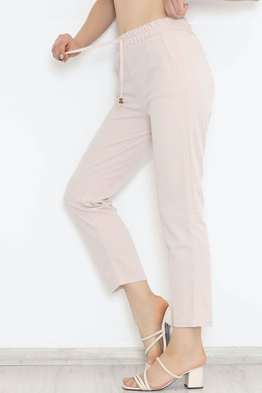 Beli Lastikli Pantolon Taş - 9189.1361. - 2