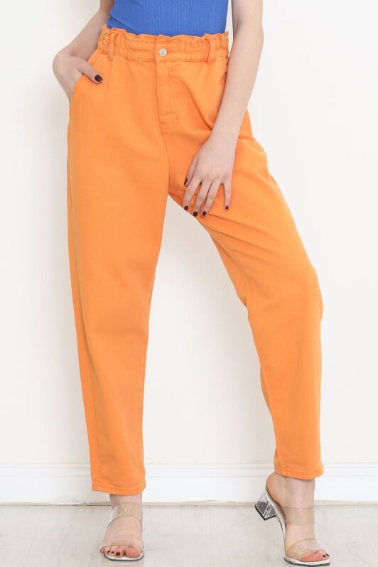 Beli Lastikli Pantolon Turuncu - 23339.1367. - 1