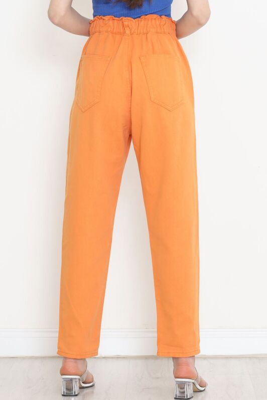 Beli Lastikli Pantolon Turuncu - 23339.1367. - 4