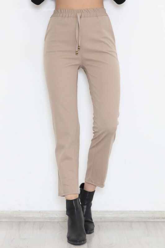 Beli Lastikli Pantolon Vizon2 - 9189.1361. - 1