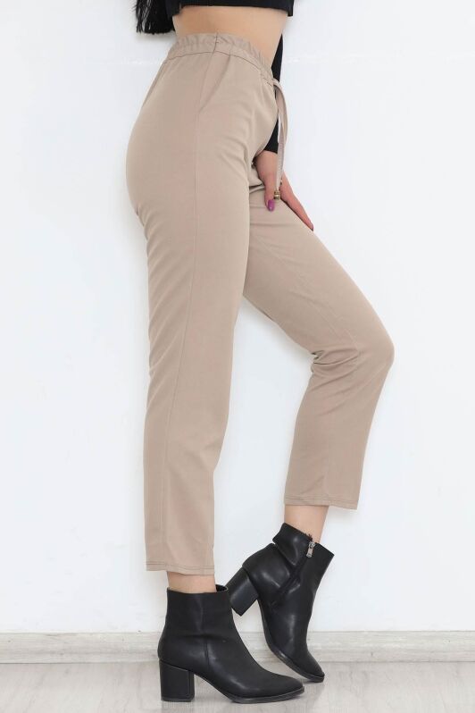Beli Lastikli Pantolon Vizon2 - 9189.1361. - 3