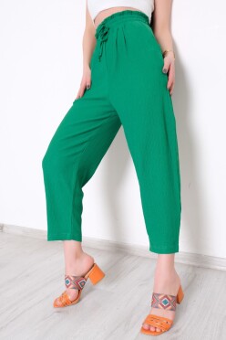 Beli Lastikli Pantolon Yeşil - 10534.1059. - 2