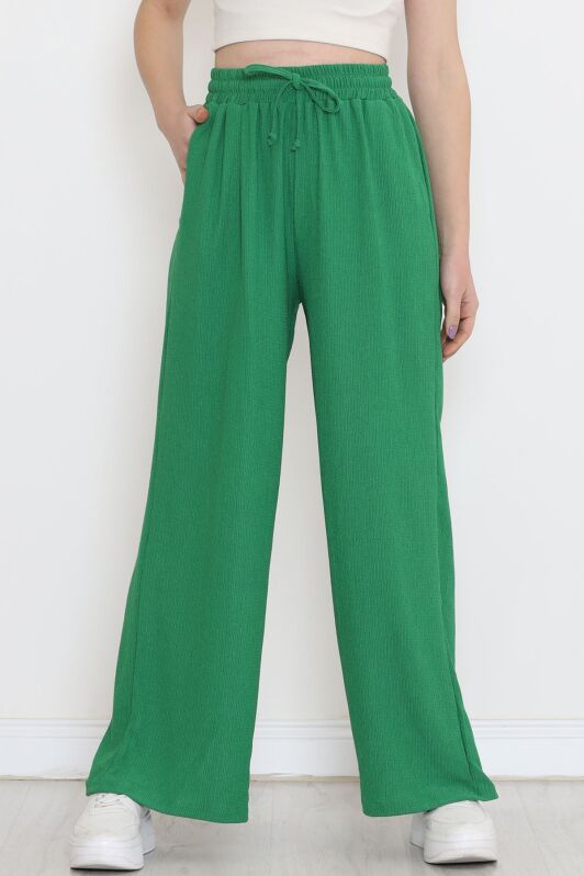 Beli Lastikli Pantolon Yeşil - 10536.1059. - 1