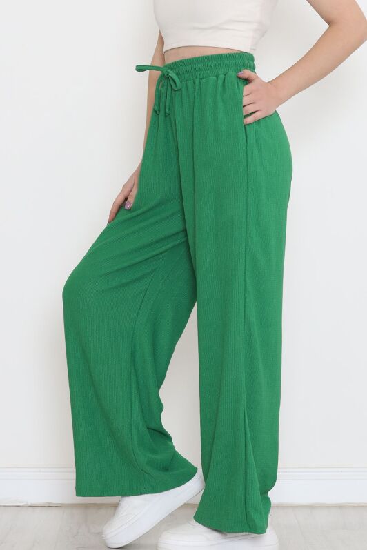 Beli Lastikli Pantolon Yeşil - 10536.1059. - 2