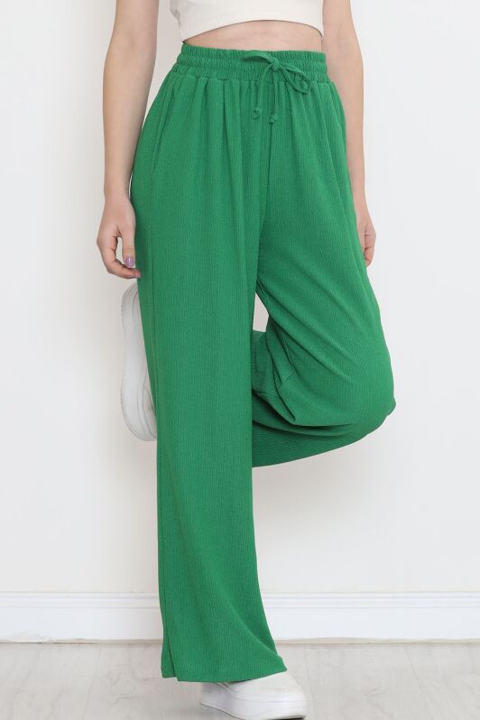 Beli Lastikli Pantolon Yeşil - 10536.1059. - 3