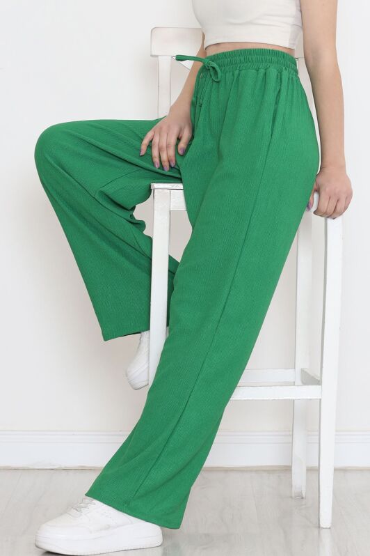 Beli Lastikli Pantolon Yeşil - 10536.1059. - 4