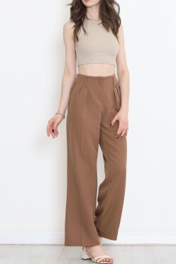 Beli Pensli Palazzo Pantolon Kahve - 20856.683. - 3