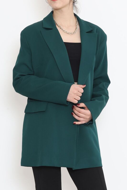 Blazer Ceket Zümrüt - 16612.1811. - 1