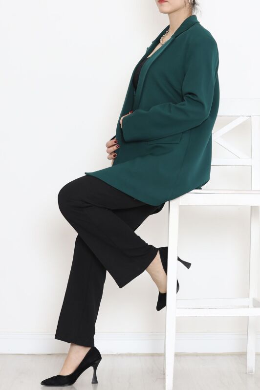 Blazer Ceket Zümrüt - 16612.1811. - 3