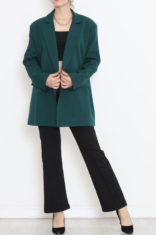 Blazer Ceket Zümrüt - 16612.1811. - 4