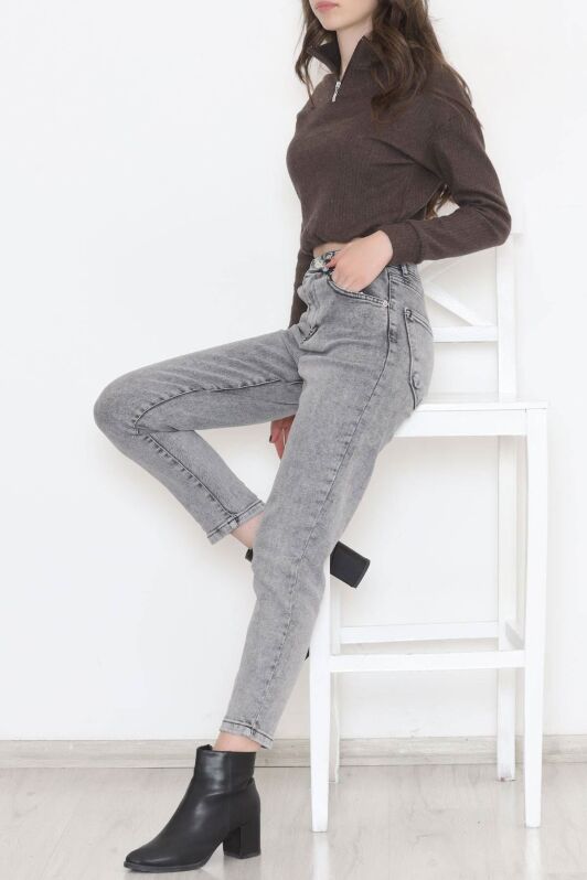 Boyfriend Kot Pantolon Gri2 - 11917.1431. - 2