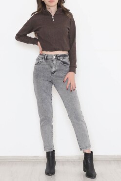 Boyfriend Kot Pantolon Gri2 - 11917.1431. - 3