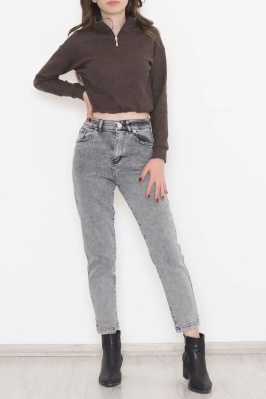 Boyfriend Kot Pantolon Gri2 - 11917.1431. - 3