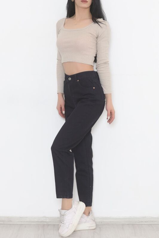 Boyfriend Kot Pantolon Lacivert - 11917.1431. - 2