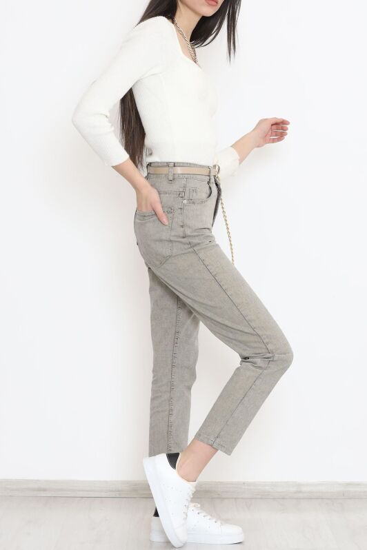 Boyfriend Kot Pantolon Taş - 11917.1431. - 3