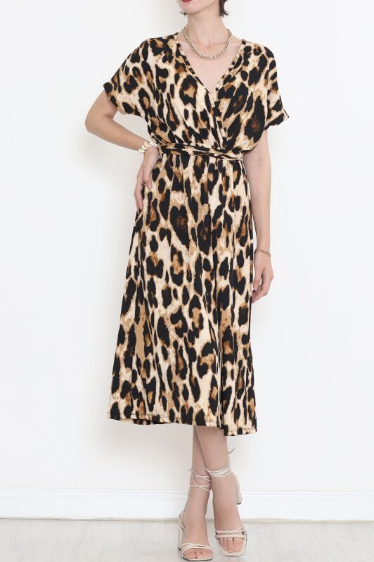 Bürümcük Leopar Elbise Leopar - 10006.1567. - 1