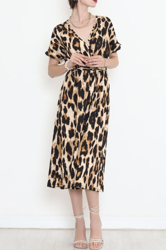 Bürümcük Leopar Elbise Leopar - 10006.1567. - 2