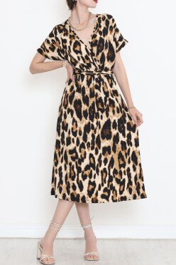 Bürümcük Leopar Elbise Leopar - 10006.1567. - 3