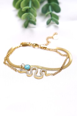 Çelik Bileklik Gold - 17703.1804. - 2